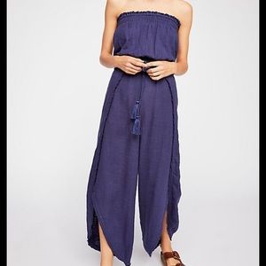 Free People Zinnia Jumpsuit in Purple